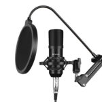 Microphone à condensateur Puluz PU612B Studio Broadcast