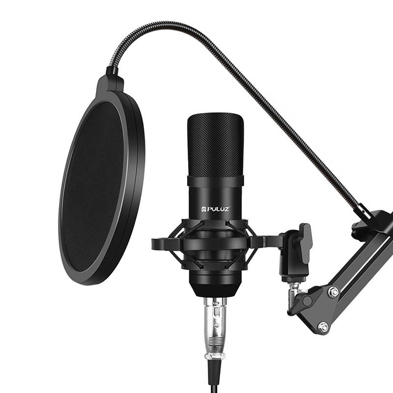 Microphone à condensateur Puluz PU612B Studio Broadcast - Ypsilon Computers
