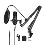 Microphone à condensateur Puluz PU612B Studio Broadcast