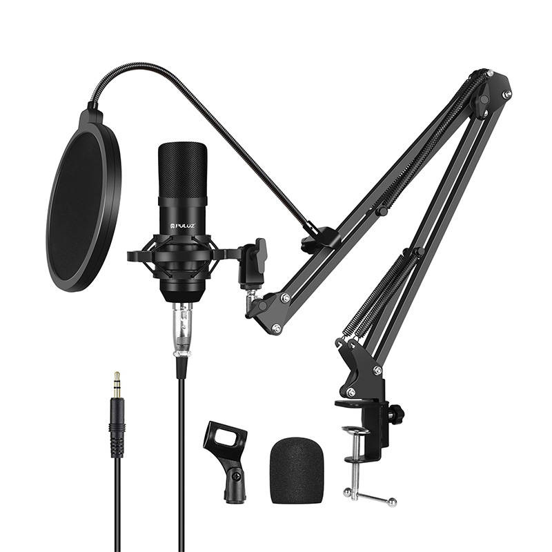 Microphone à condensateur Puluz PU612B Studio Broadcast - Ypsilon Computers
