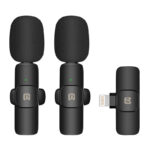 Microphone Lavalier Sans Fil Puluz PU3150B Type Lightning