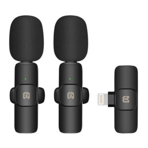 Microphone Lavalier Sans Fil Puluz PU3150B Type Lightning