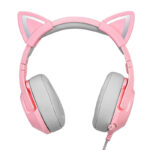 ONIKUMA K9 Casque de Jeu RGB Rose