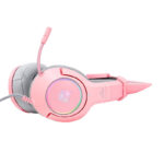 ONIKUMA K9 Casque de Jeu RGB Rose