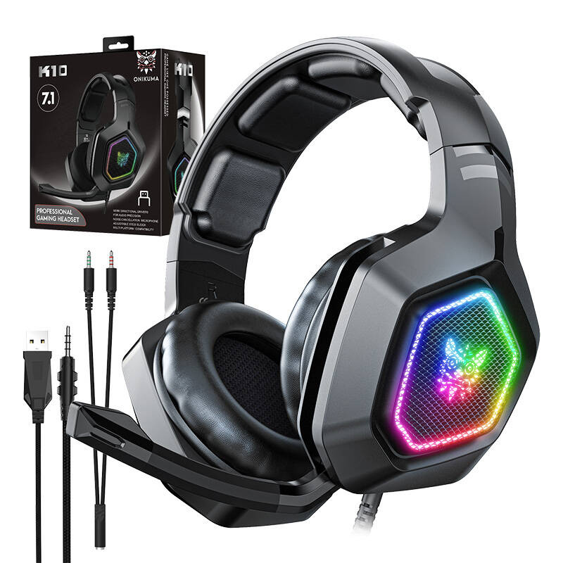 Casque de jeu ONIKUMA K10 (noir) - Ypsilon Computers