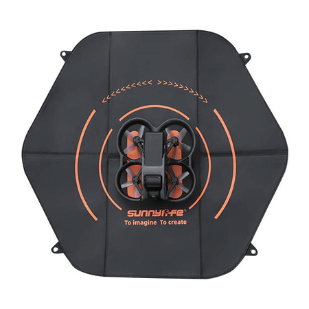 Tapis d'atterrissage pour drones Sunnylife 60cm hexagonal - Double face (TJP09) - Ypsilon Computers