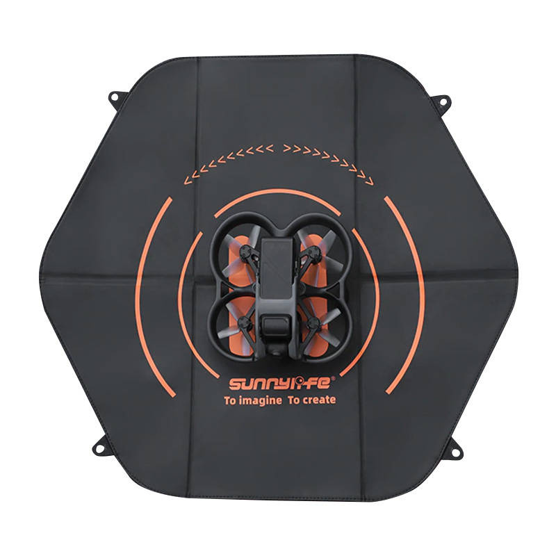 Tapis d'atterrissage pour drones Sunnylife 60cm hexagonal - Double face (TJP09) - Ypsilon Computers