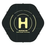 Tapis d&rsquo;atterrissage pour drones Sunnylife 110cm hexagonal – Double face (TJP10)