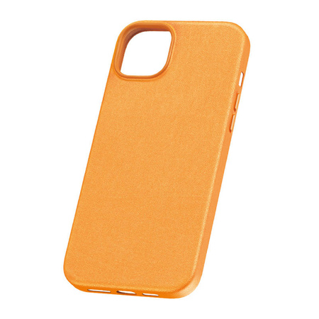 Coque de téléphone pour iPhone 15 Plus Baseus Fauxther Series (Orange) - Ypsilon Computers