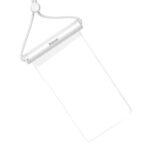 Étui de téléphone étanche Baseus AquaGlide avec verrou à glissière cylindrique (blanc)