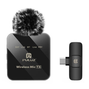 Microphone Lavalier Sans Fil PULUZ PU648B (USB-C)