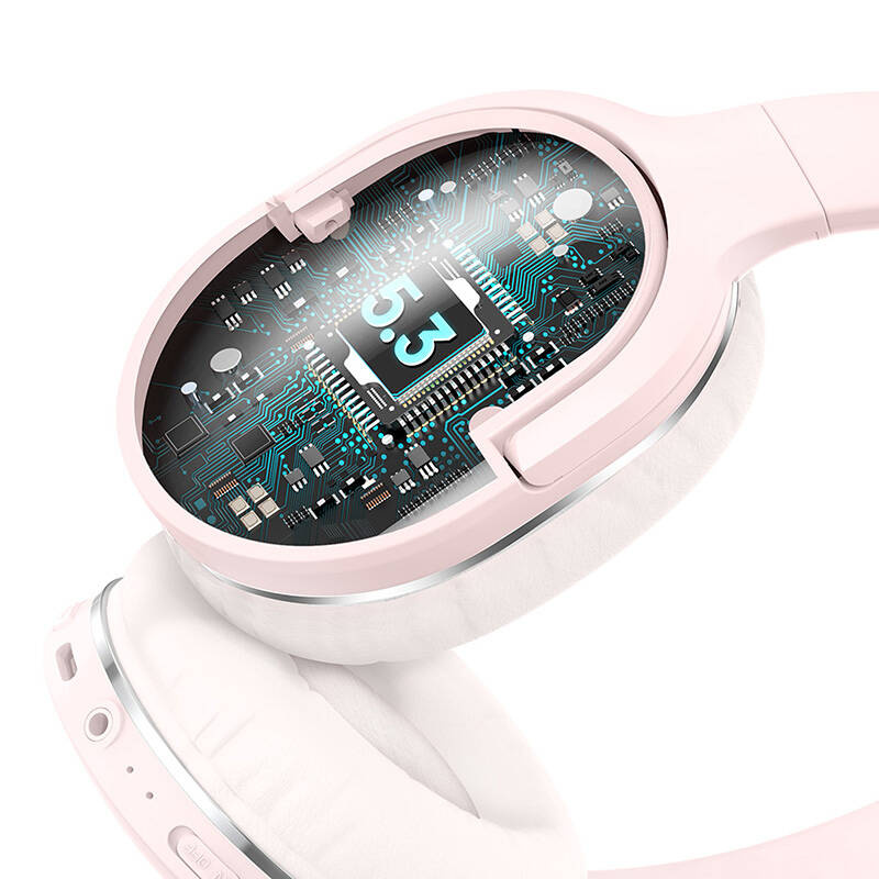 Casque sans fil Baseus Encok D02 PRO (rose) - Ypsilon Computers