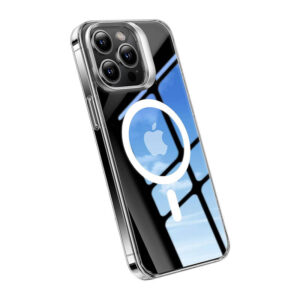 Coque Torras UPRO Lstand Clear-Mag pour iPhone 15 (transparent)