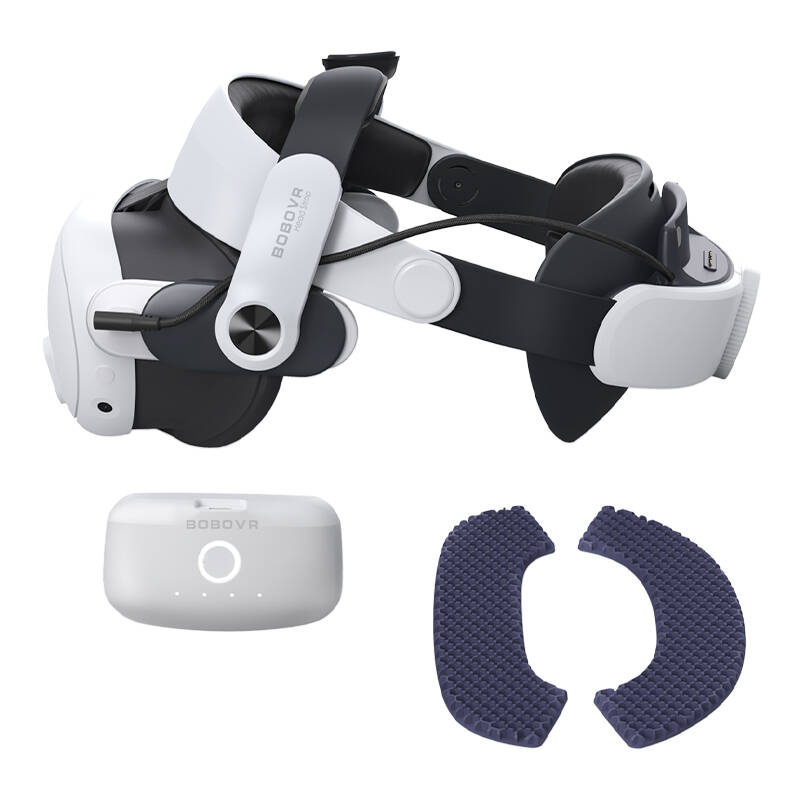 BOBOVR M3 Pro Sangle de Tête + Pack de Batterie pour Oculus Quest 3 / Quest 3S - Ypsilon Computers