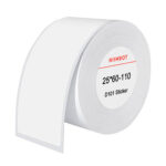 Étiquettes thermiques Niimbot autocollants 25×60 mm, 110 pcs (Blanc)