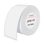 Étiquettes thermiques Niimbot autocollants 25×60 mm, 110 pcs (Blanc)
