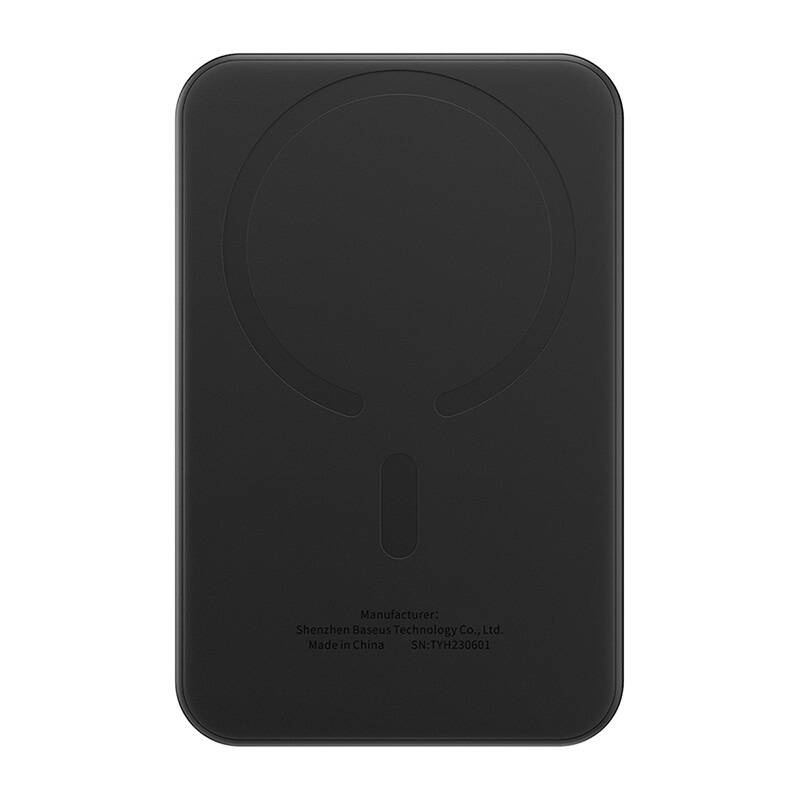 Powerbank Magnétique Mini Baseus 5000mAh, USB-C 20W (noir) - Ypsilon Computers