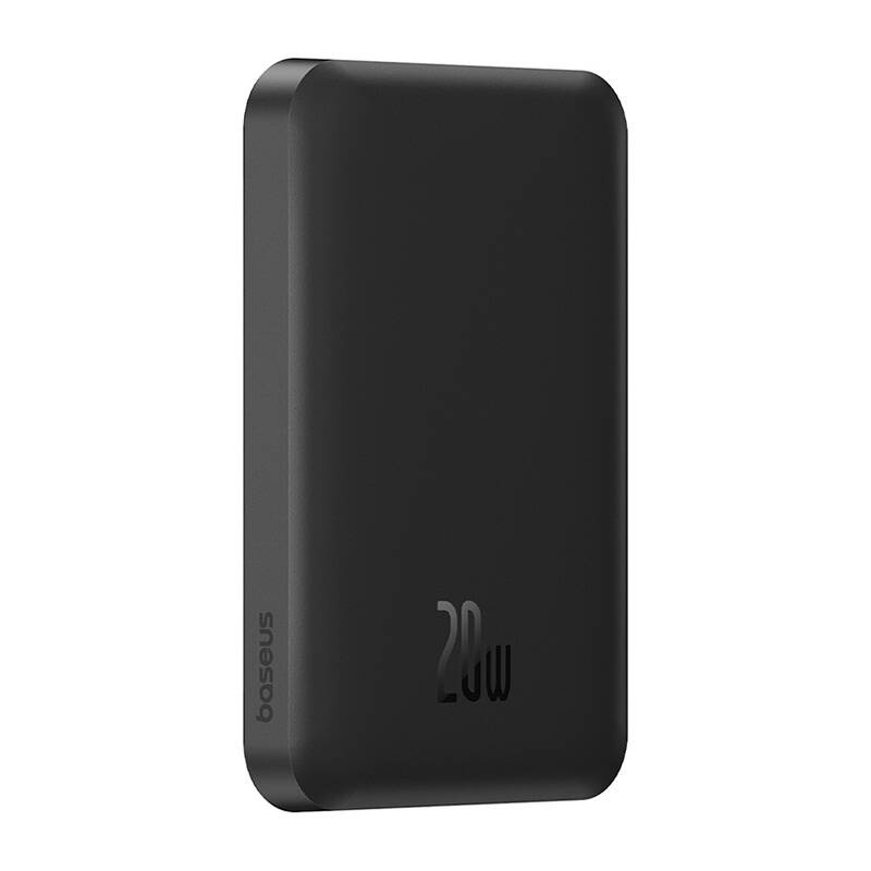 Powerbank Magnétique Mini Baseus 5000mAh, USB-C 20W (noir) - Ypsilon Computers