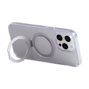 Étui de protection magnétique avec poignée Joyroom JR-BP004 pour iPhone 15 Pro Max (transparent)