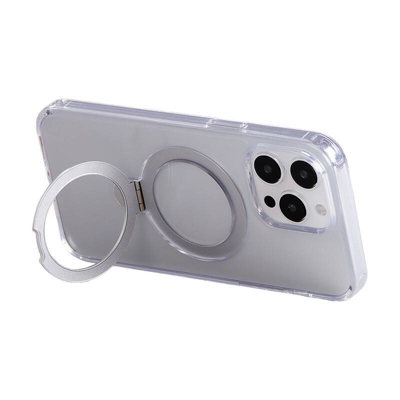 Étui de protection magnétique avec poignée Joyroom JR-BP004 pour iPhone 15 Pro Max (transparent) - Ypsilon Computers