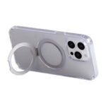 Coque de protection magnétique avec support Joyroom JR-BP004 pour iPhone 15 (transparent)