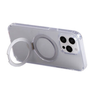 Coque de protection magnétique avec support Joyroom JR-BP004 pour iPhone 15 (transparent)
