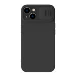 Nillkin CamShield Silky Étui en Silicone pour iPhone 15 Plus (noir)