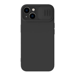 Nillkin CamShield Silky Étui en Silicone pour iPhone 15 Plus (noir)
