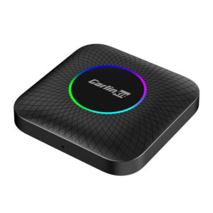 Carlinkit TBOX PLUS LED Adaptateur Sans Fil, 4G/64G, Apple Carplay/Android Auto (noir)