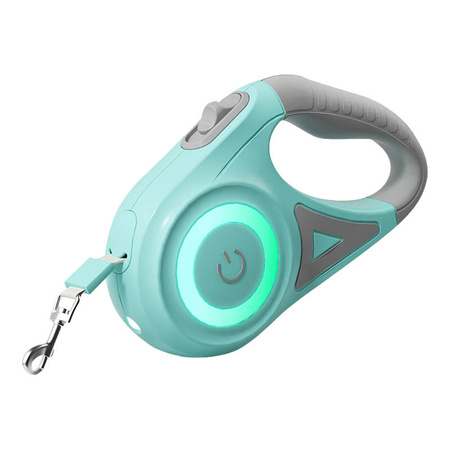 Rojeco Laisse Automatique pour Chien LED 5 m (vert) - Ypsilon Computers