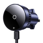 Support de voiture Baseus MagPro avec chargeur inductif 15W Qi2.0 (noir)