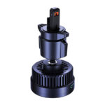 Support de voiture Baseus MagPro avec chargeur inductif 15W Qi2.0 (noir)