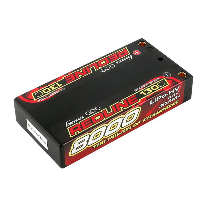 Batterie Lipo GENS ACE 8000mAh 3.8V 1S2P 130C - Ypsilon Computers
