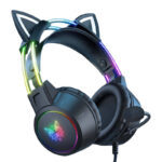 Casque de jeu ONIKUMA X15 PRO Chat (Noir)