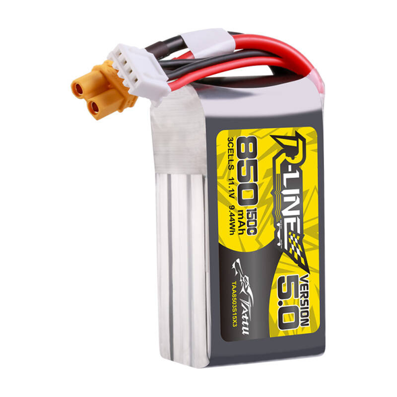 Tattu R-Line Version 5.0 850mAh 3S 11.1V 150C XT30U-F - Ypsilon Computers