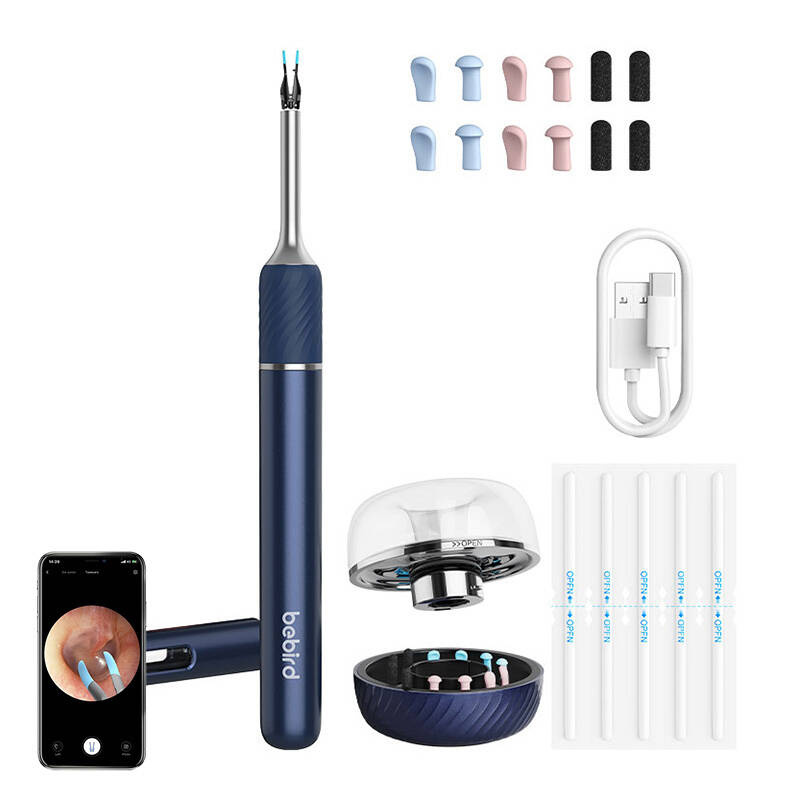 Otoscope avec caméra de nettoyage des oreilles Bebird Note 5 pro (bleu) - Ypsilon Computers