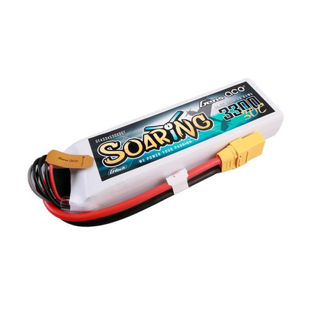 Gens ace G-Tech Soaring 3300mAh 14.8V 30C 4S1P Lipo Battery - Ypsilon Computers