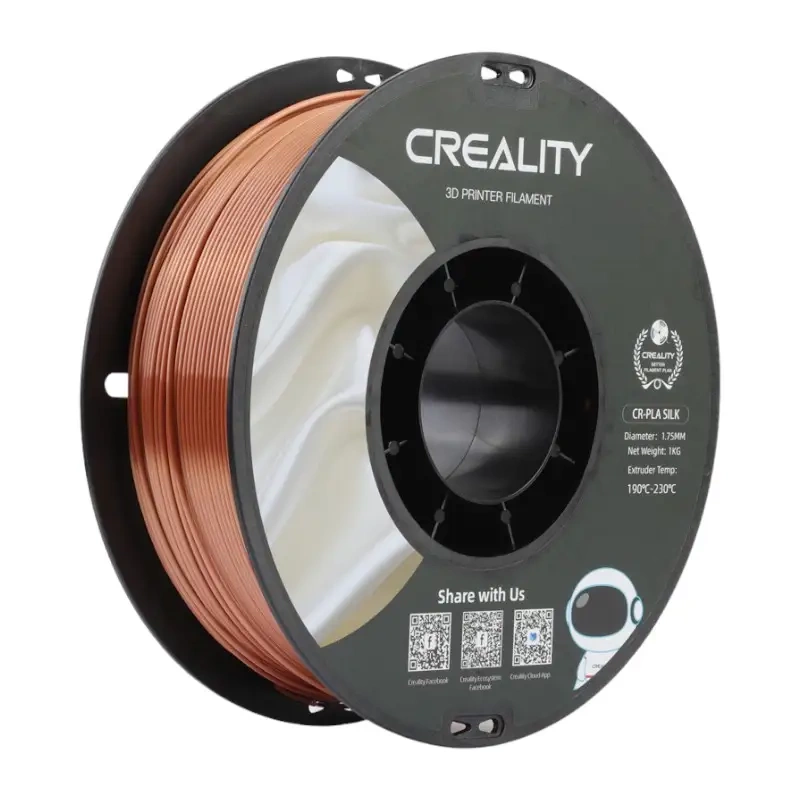Filament CR-Silk PLA Creality (Cuivre Rouge) - Ypsilon Computers