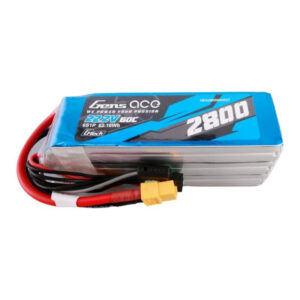 Gens ace G-Tech 2800mAh 22.2V 60C 6S1P Pack de batterie Lipo avec prise XT60