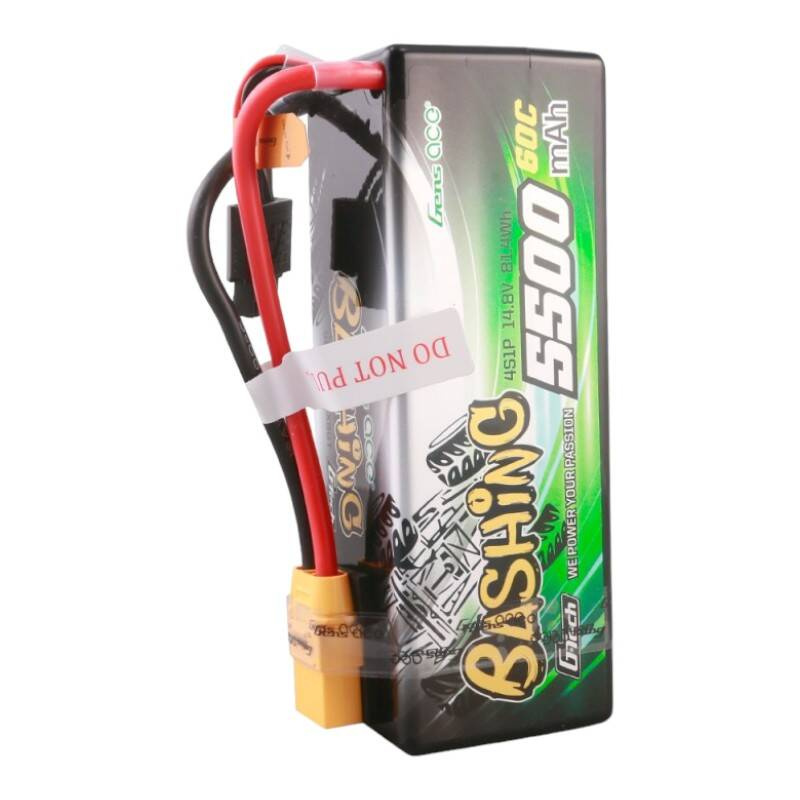 Gens ace G-Tech 5500mAh 4S1P 14.8V 60C Boîtier Rigide Batterie Lipo pour Voiture RC - Ypsilon Computers