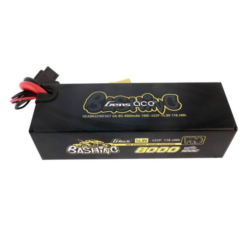 Gens ace 8000mAh 14.8V 100C 4S2P Pack de Batterie Lipo - Ypsilon Computers