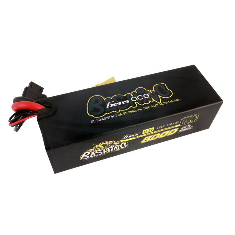 Gens ace 8000mAh 14.8V 100C 4S2P Pack de Batterie Lipo - Ypsilon Computers