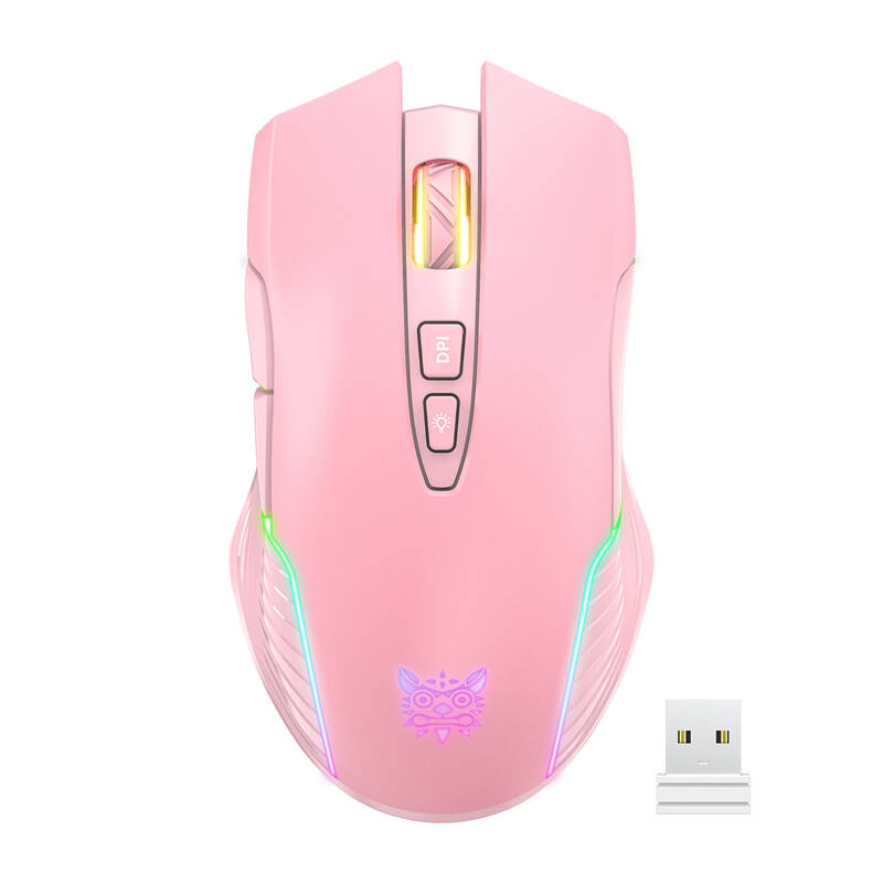 Souris de jeu sans fil ONIKUMA CW905 Rose 2.4G - Ypsilon Computers