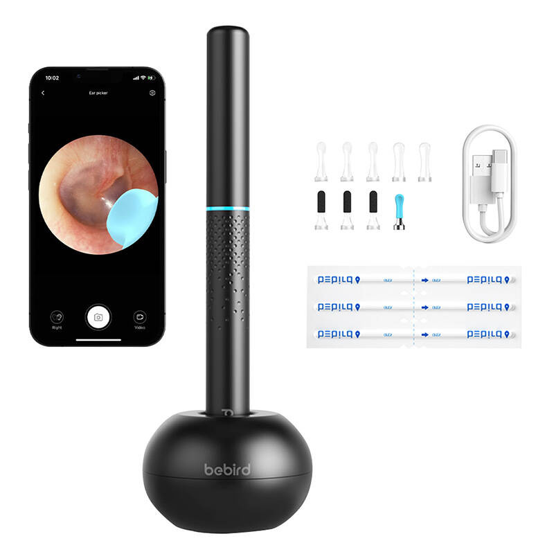 Bâtonnet de Nettoyage d'Oreilles Visuel Intelligent Bebird M9 S (noir) - Ypsilon Computers