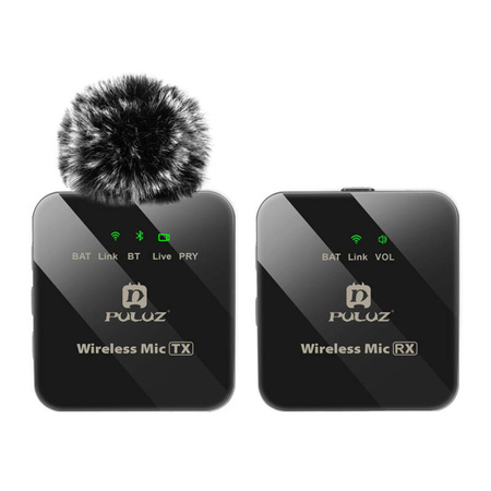 PULUZ 1 TX + 1 RX Microphone Cravate Sans Fil - Ypsilon Computers
