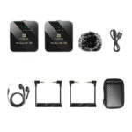 PULUZ 1 TX + 1 RX Microphone Cravate Sans Fil