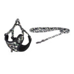 Ensemble pour chien Dogness harnais et laisse (Daisy Noir)