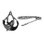 Ensemble pour chien Dogness harnais et laisse (Daisy Noir)