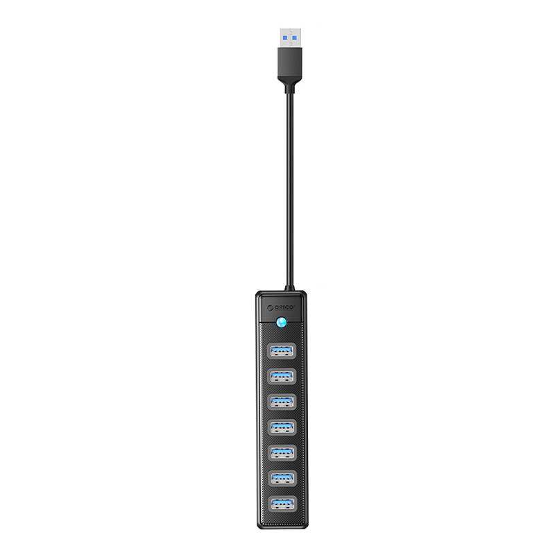 Orico Hub USB-A vers 7xUSB-A 3.0 - noir - Ypsilon Computers