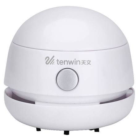 Aspirateur de bureau mini rechargeable Tenwin 8052-2 micro USB (blanc) - Ypsilon Computers